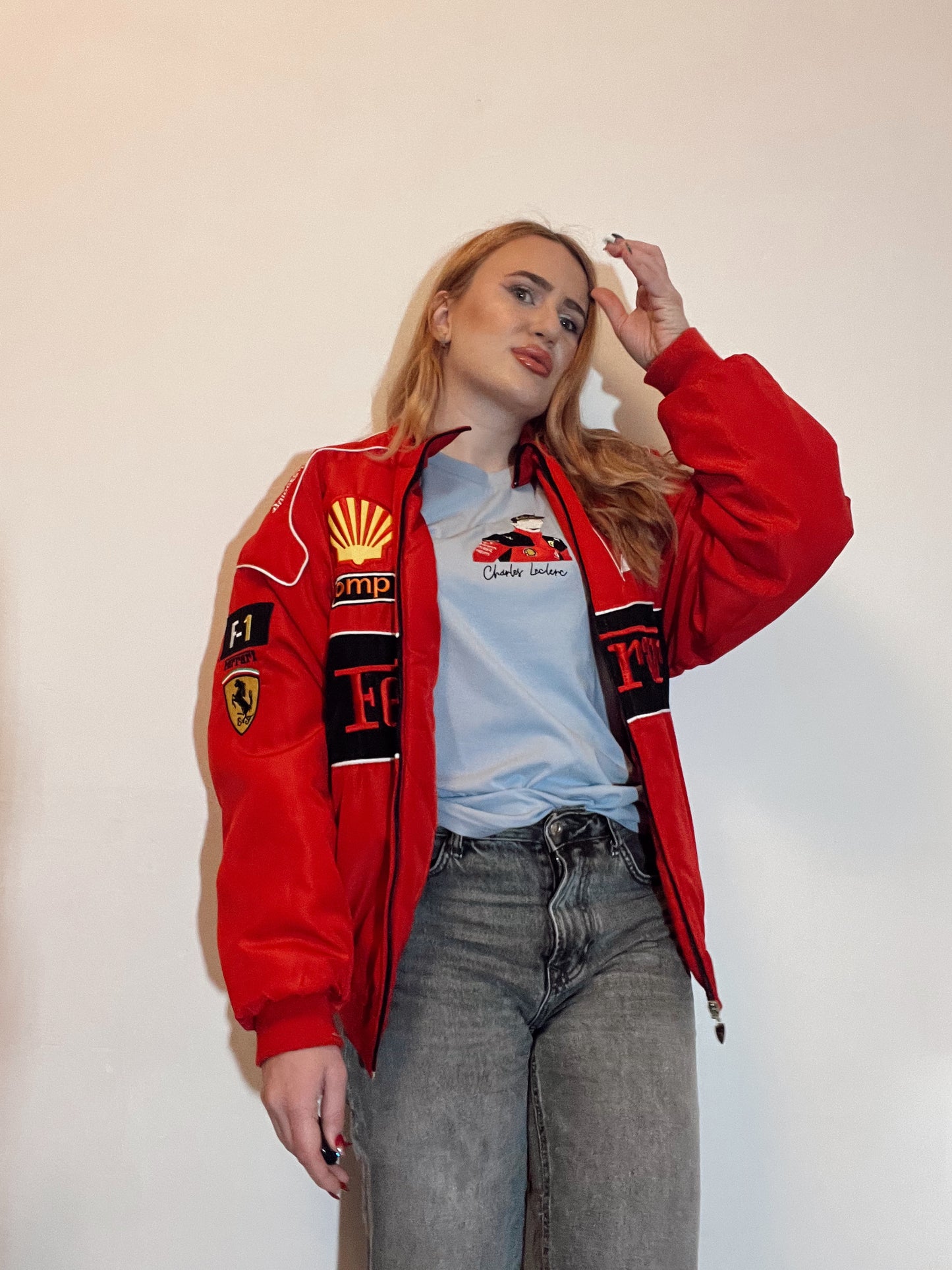 Charles Leclerc Embroidered T-Shirt