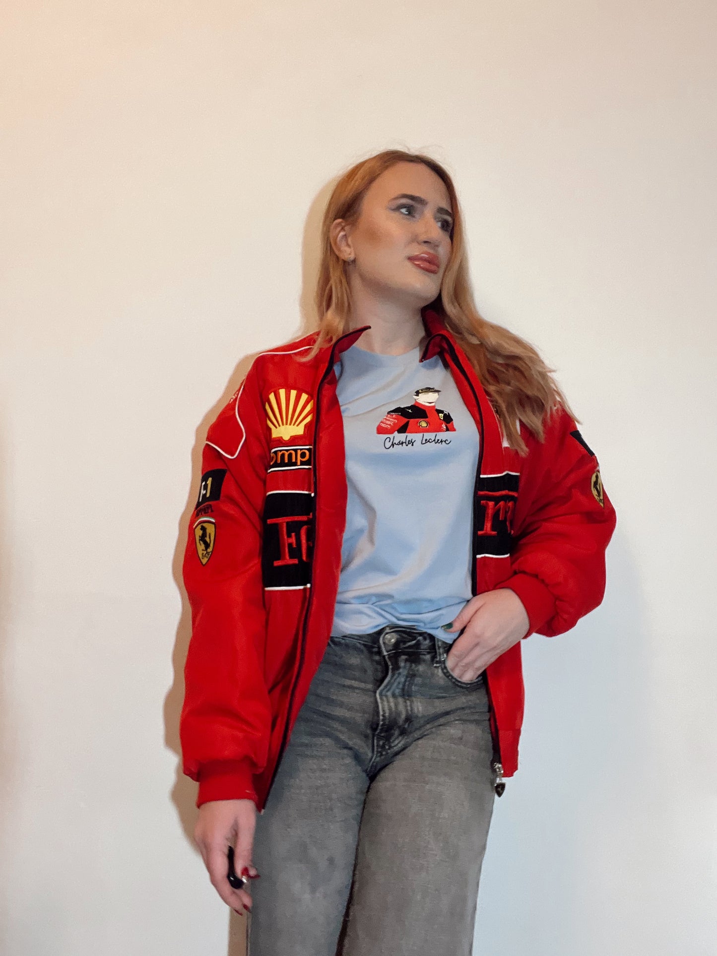 Charles Leclerc Embroidered T-Shirt